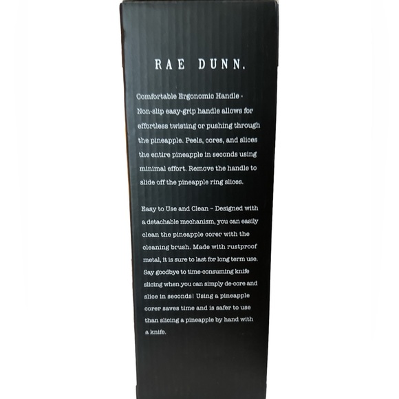 NEW Rae Dunn CORE Pineapple Corer with Brush  🍍🍍🍍 - Picture 6 of 6